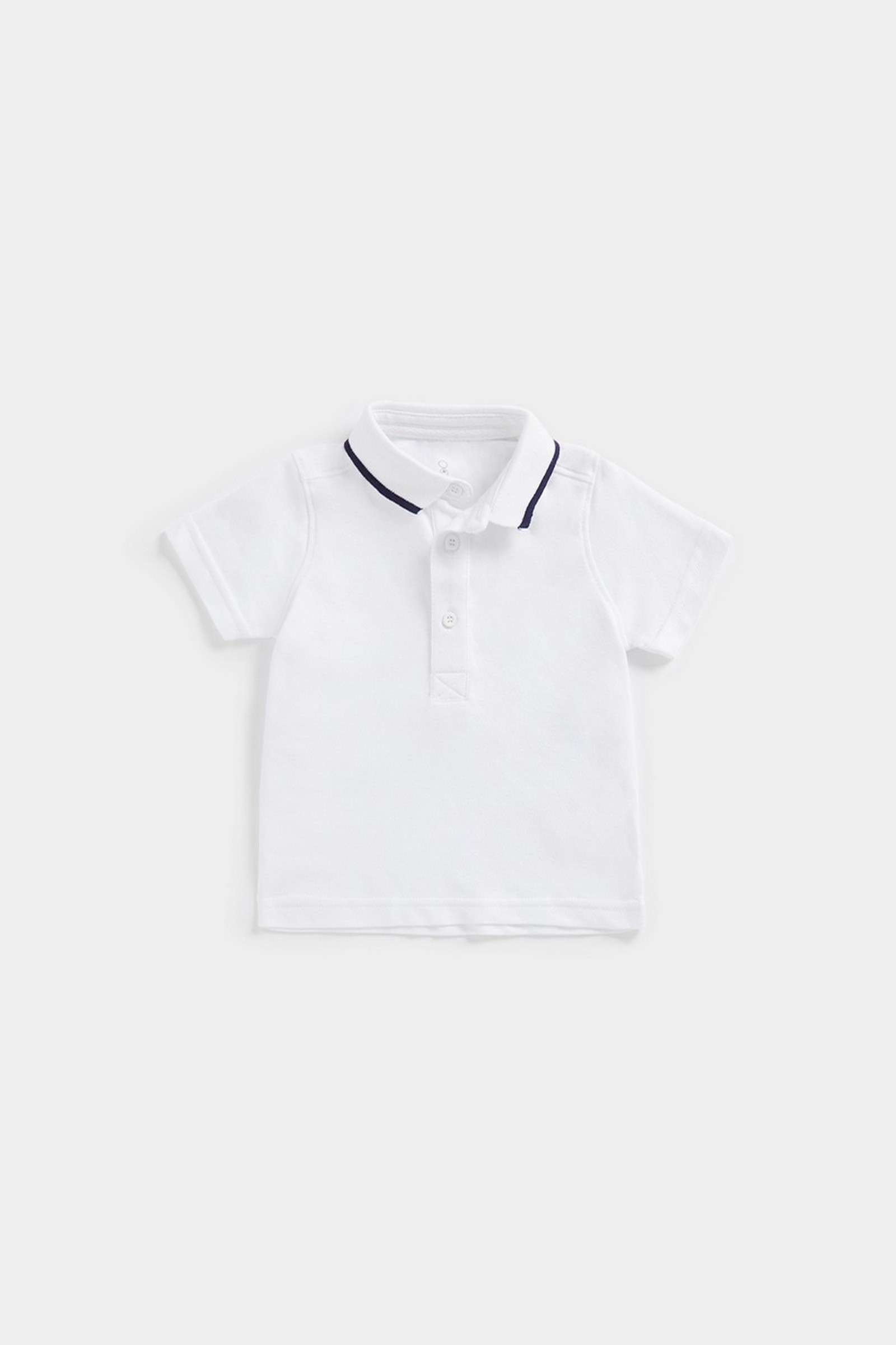 Buy White Polo Shirt online Mothercare Kuwait