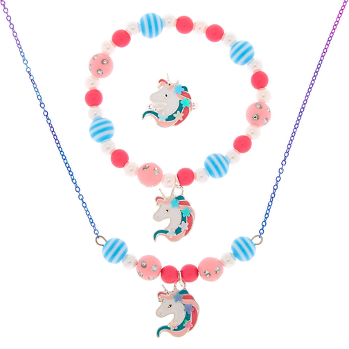 Unicorn on sale jewelry set