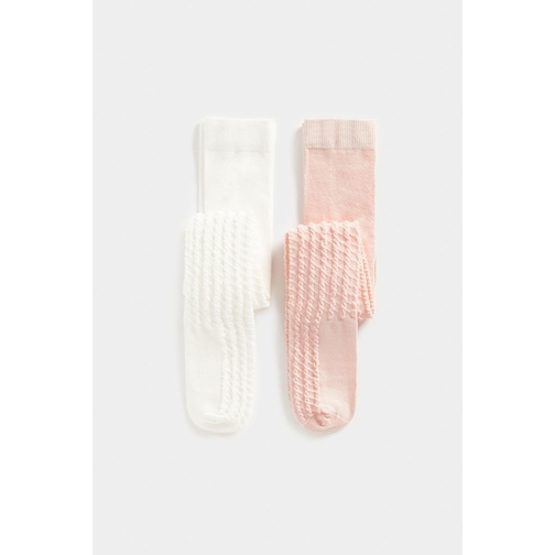 Cream cable outlet knit tights baby